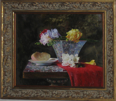 Натюрморт на мозаичном столике